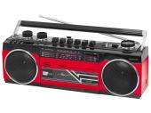 Radio Cassette Grabador TREVI RR 501 Bluetooth Rojo