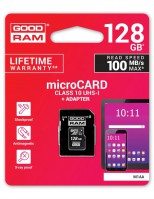 MicroSD Goodram 128GB Clase 10 UHS-I +Adaptador