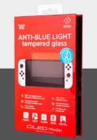 Protector de pantalla Cristal Templado con filtro de Luz Azul para OLED SWITCH