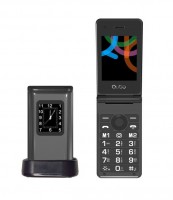 Teléfono Qubo X-28BKC Negro 2,8+1,77 Base