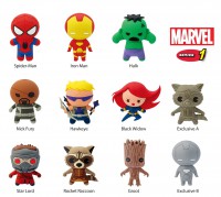 Pack 24 figuras Marvel Keyring Bag Clip