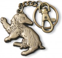 Llavero para adultos, color dorado Noble Collection