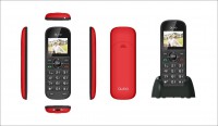 Telefono Móvil D1803 1,77 Rojo 2G Base