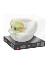 Taza ceramica 3d grogu (caja regalo)