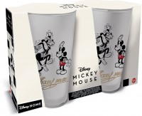 Set 2 vasos casual 490ml Mickey Mouse vintage