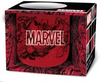 Taza desayuno de cerámica Marvel 400ml  patter (en caja regalo)