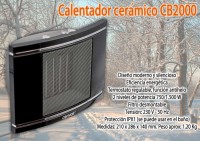 Calentador Cerámico CB 2000 Negro - Reacondicionado