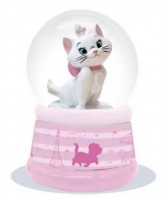MARIE GLOBO DE NIEVE 10 CM EN ESTUCHE ARISTOGATOS DISNEY