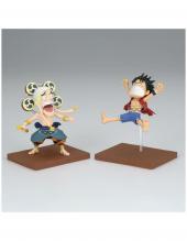 Figura Monkey D Luffy & Enel World Collectable One Piece