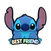 Imán lilo y stitch-best friend - pvc magnet