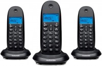 Telefono DECT Motorola C1003CB + Trio Negro