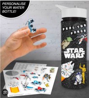 Botella Star Wars con pegatinas