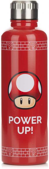 Botella meta. super mario power up 600ml