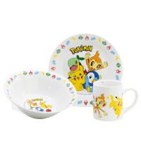Set merienda 3 pcs Pokemon happy fun
