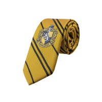 Corbata infantil Hufflepuff logo tejido (Harry Potter)