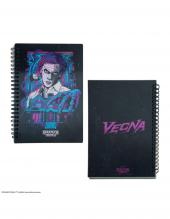 Cuaderno de tapa blanda lenticular vecna
