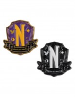 Pin set de 2 academia Nevermore
