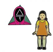 Set de pins de 2 young-Hee & soldado