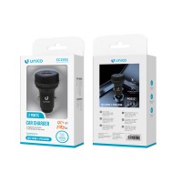 Cargador coche 2 USB A + Cable Tipo C 20W CC9981