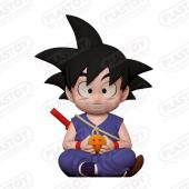 Hucha dragon ball kid goku blue