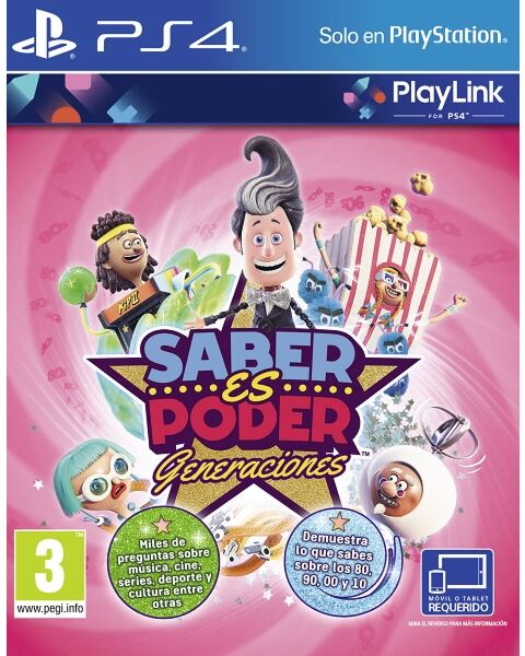 SABER ES PODER GENERACIONES (PLAYLINK) - PS4
