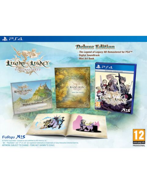The Legend of Legacy HD Remastered Deluxe. - PS4