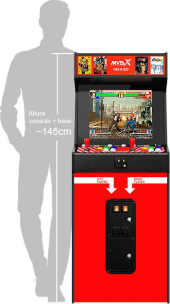 Unico MVSX Arcade Soporte