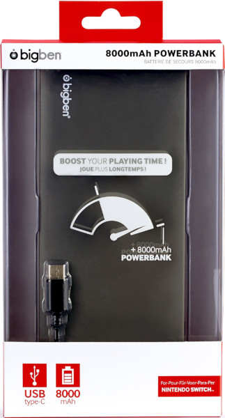 Power Bank Negro 8000mAh SWITCH