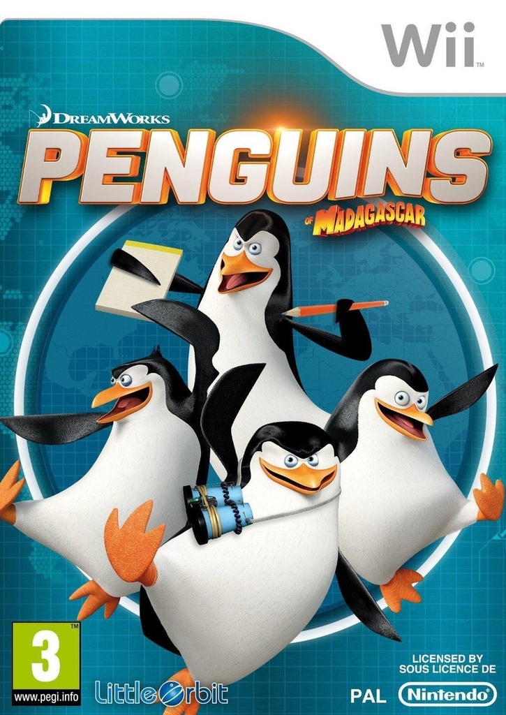 Los Pinguinos de Madagascar - Wii OK