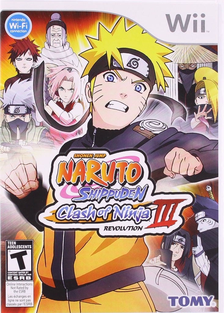 Naruto Shippuden Clash of Ninja Revolution 3 - Wii