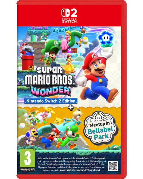 SUPER MARIO BROS. WONDER NINTENDO SWITCH 2 ED. + ENCUENTRO EN EL PARQUE BELABEL - SW2