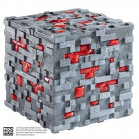 [266769] Réplicas: 1:1 Minecraft Illuminating Redstone Ore Cube