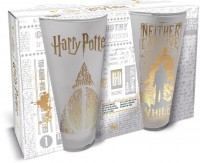 [268653] Set 2 vasos casual Harry Potter  490ml golden