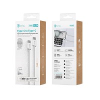 [271181] Cable de carga y datos USB Tipo C a Tipo C 60W 3A 1m