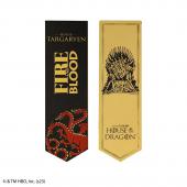 [273012] Marcador metalico house targaryen