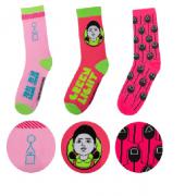 [273099] Set de 3 calcetines squid game