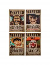 [273101] Set de 4 imanes wanted