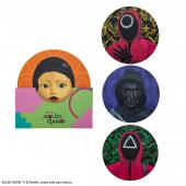 [273103] Set de 4 posavasos squid game