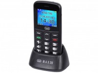 [273246] Telefono Trevi Max 20 Base SOS 1,7 Negro