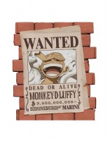 [273398] Hucha one piece afiche wanted Luffy