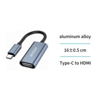 [273652] AD2225 Cable adaptador tipo C macho a HDMI hembra CE