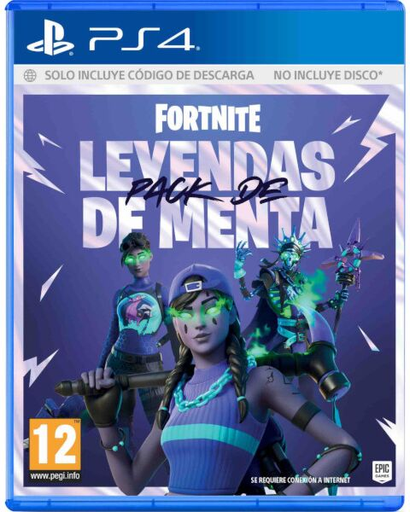 [37236] FORTNITE PACK LEYENDAS DE MENTA - PS4