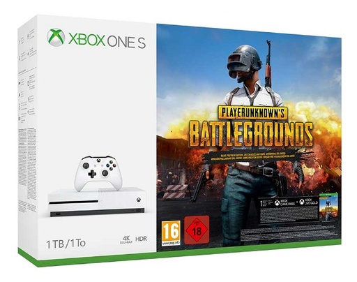 [154228] 1 TB/TO XB ONE S BLANCA + PLAYERUNKNOWN’S BATTLEGROUND + GAME PASS 1 MES