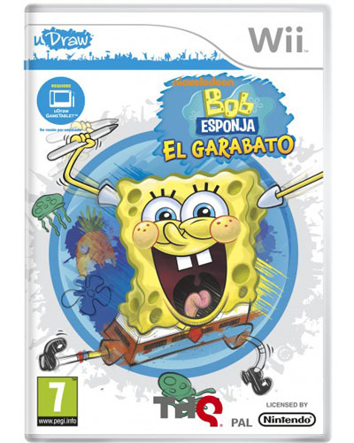 [5467] Bob Esponja: El Garabato (uDraw) - Wii
