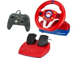 [44442] VOLANTE BLUETOOTH  + PEDALES - WII
