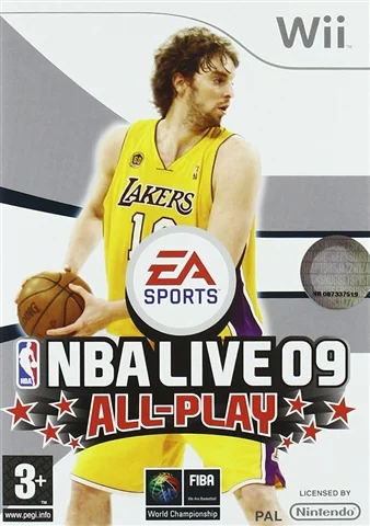 [8200] NBA Live 09 All Play - Wii